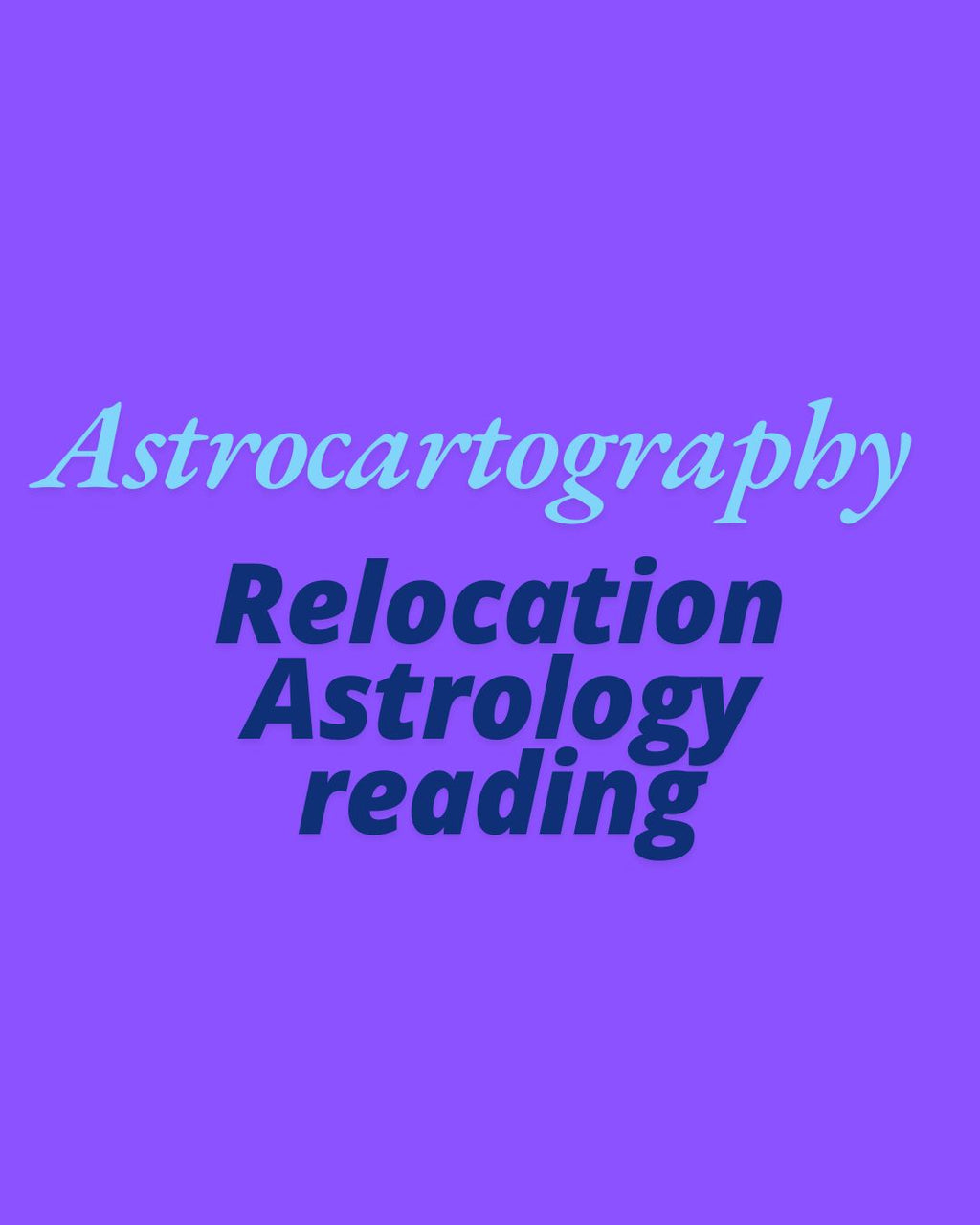 Astrocartography Astrology reading with psychic Mia Lavender tarot