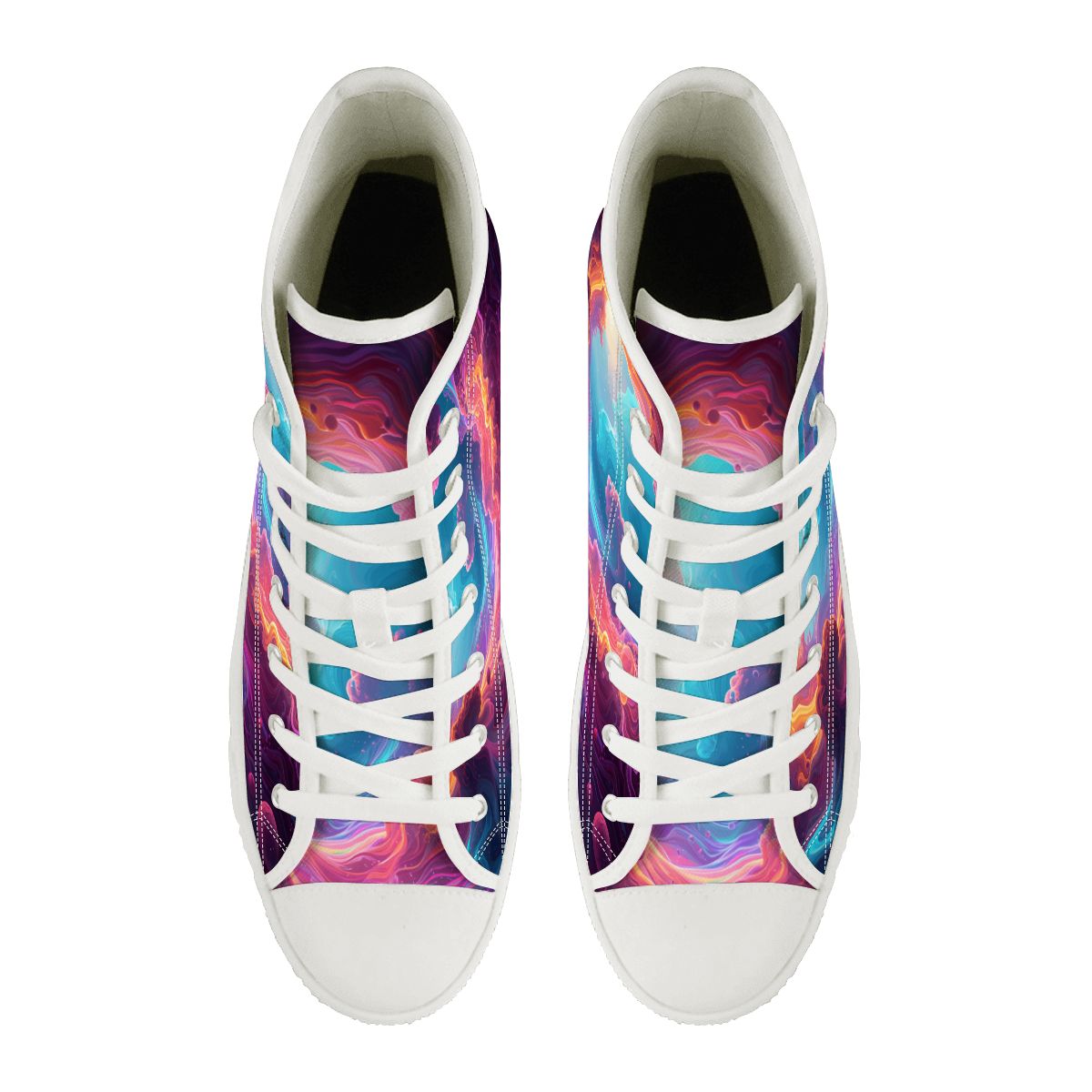 TRIPPY ART SHOES DESIGN BY MIA LAVENDER PSYCHEDELIC SHOES FOR WOMEN FANTASY ART SHOES